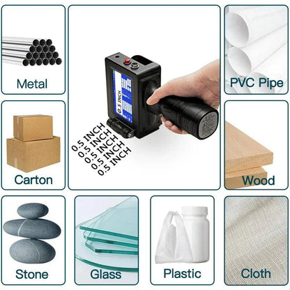 Quick Print Handheld Inkjet Label Printer By Phezer - Handheld-Printer.com